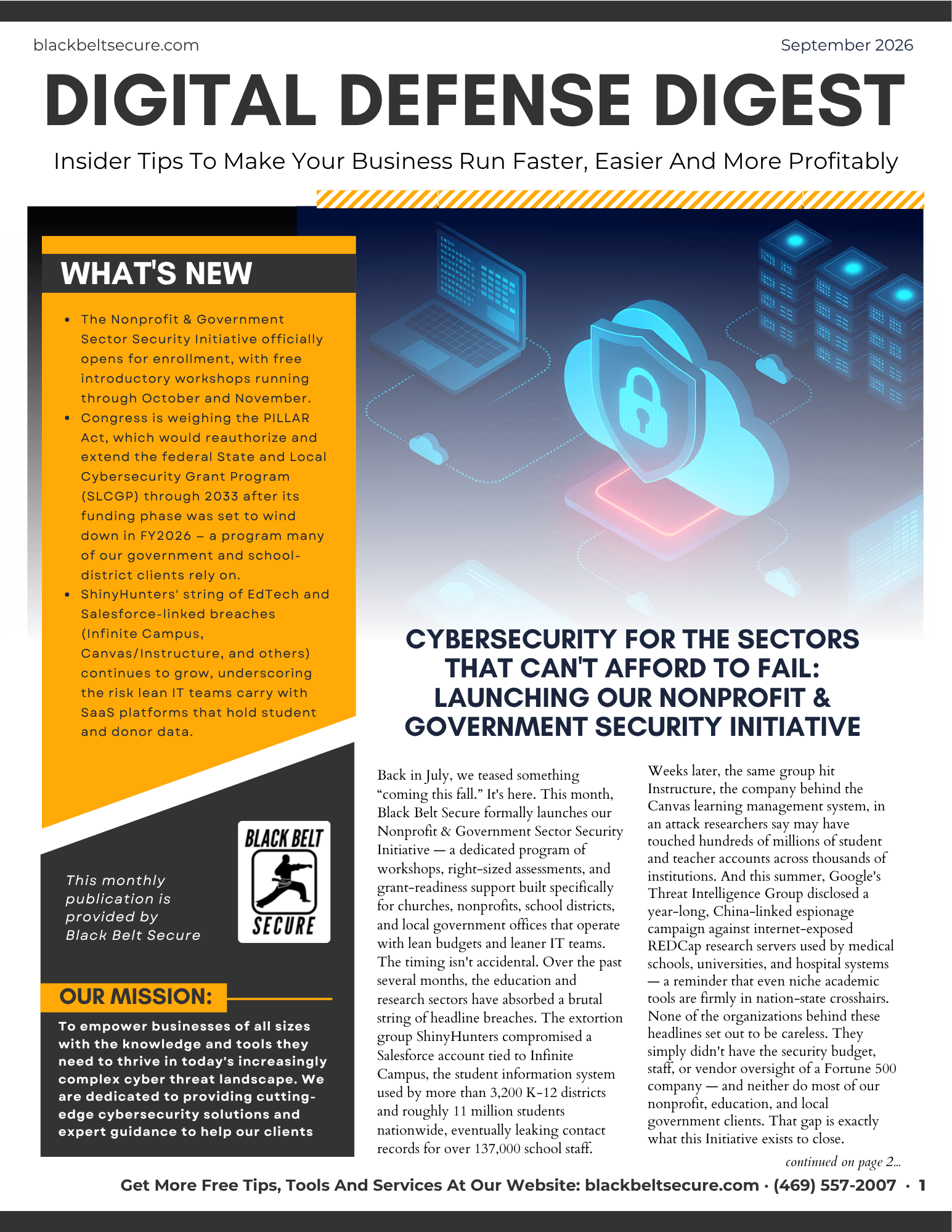 Newsletter September 2026 (Digital Version)